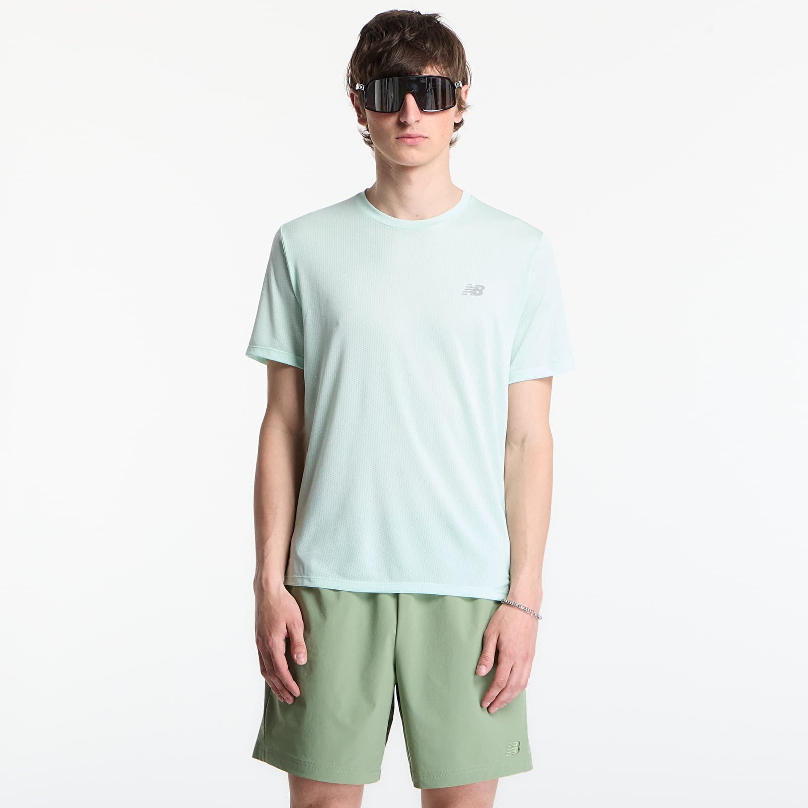 Men's T-shirts New Balance Athletics T-Shirt Cosmic Jade Heather