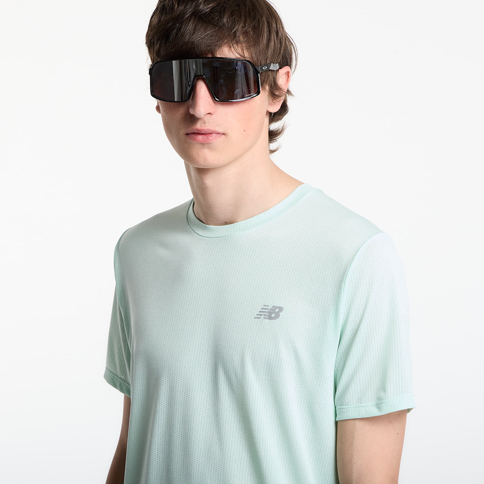 Men's T-shirts New Balance Athletics T-Shirt Cosmic Jade Heather