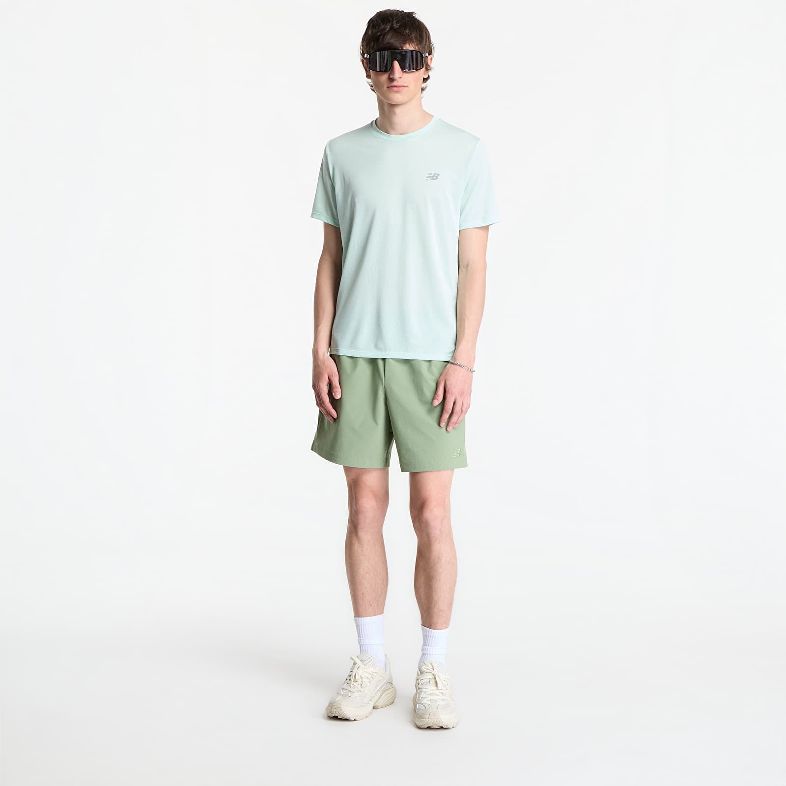 Men's T-shirts New Balance Athletics T-Shirt Cosmic Jade Heather