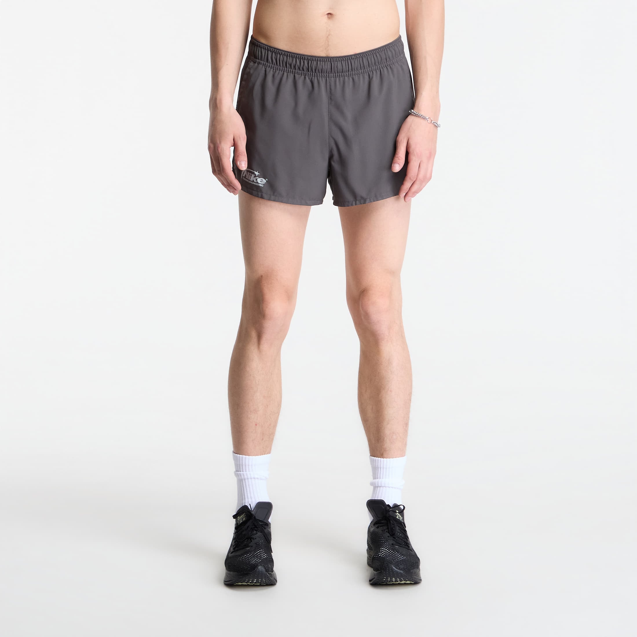 Shorts Nike Inline Disrupt Men's Dri-FIT 3" Brief-Lined Running Shorts Medium Ash/ Medium Ash/ Reflective Silv M