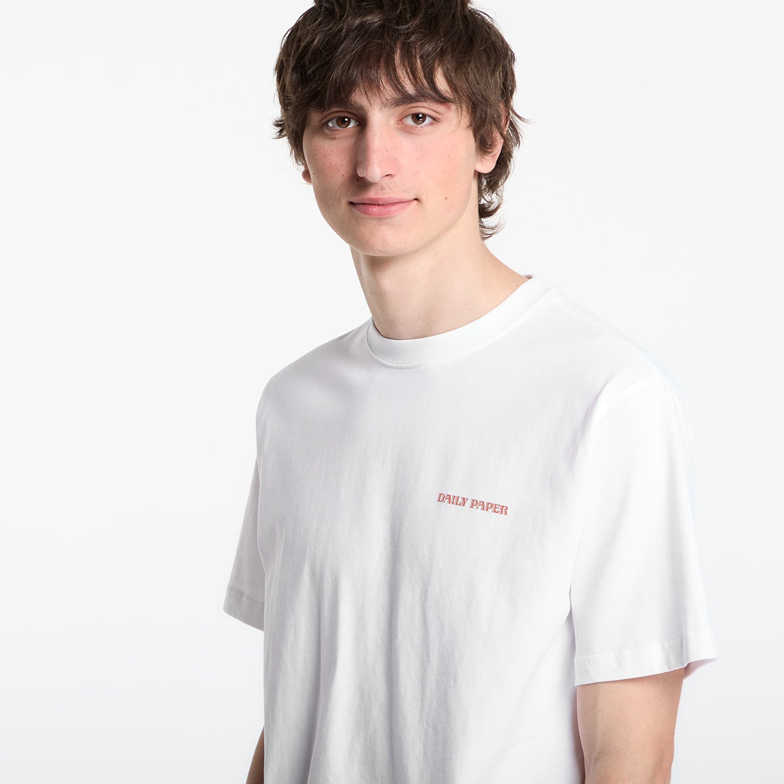 Men's T-shirts Daily Paper Safari Rally Ss T-Shirt White