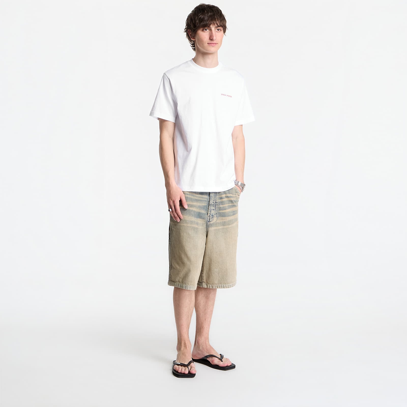 Men's T-shirts Daily Paper Safari Rally Ss T-Shirt White