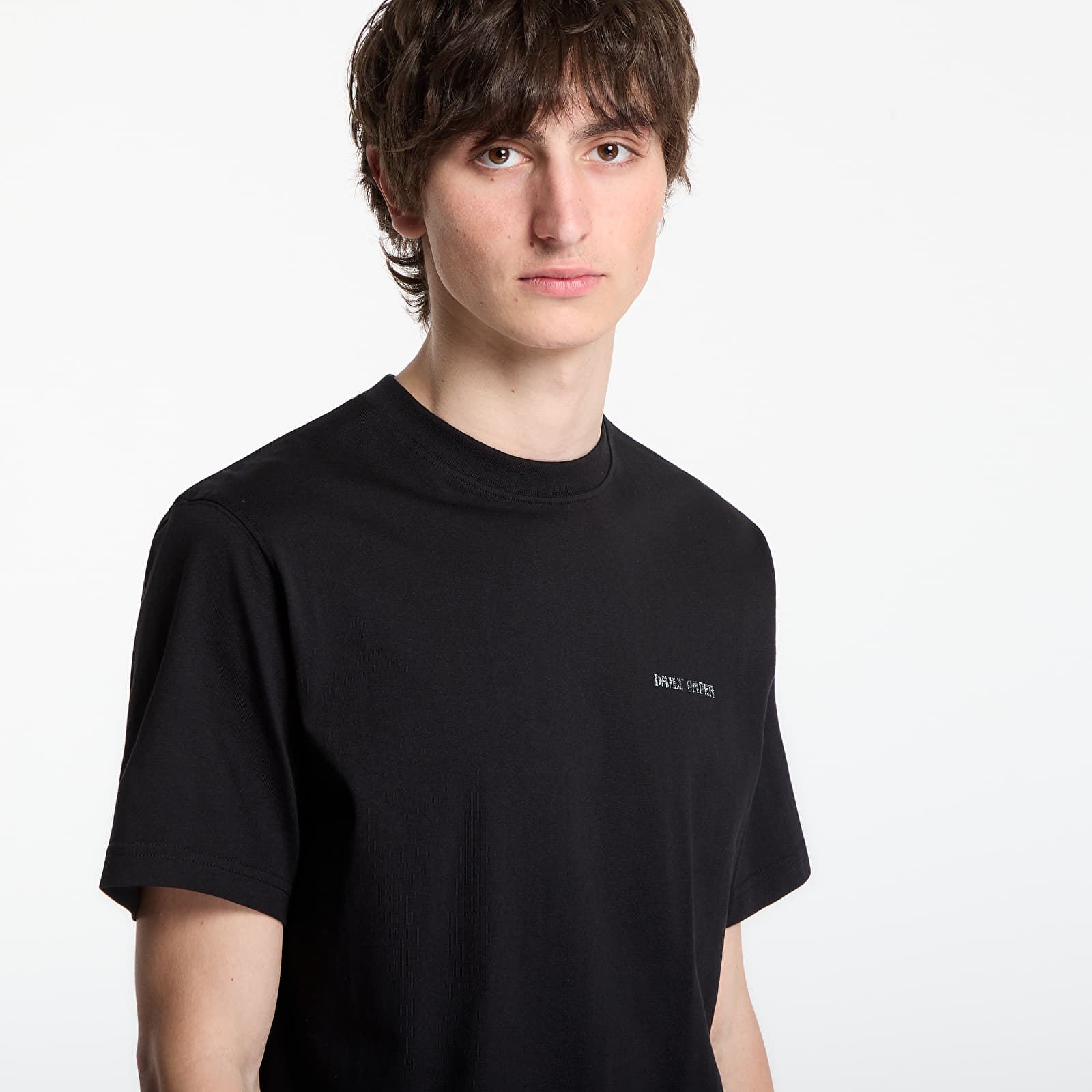 Men's T-shirts Daily Paper Metal Shield Ss T-Shirt Black