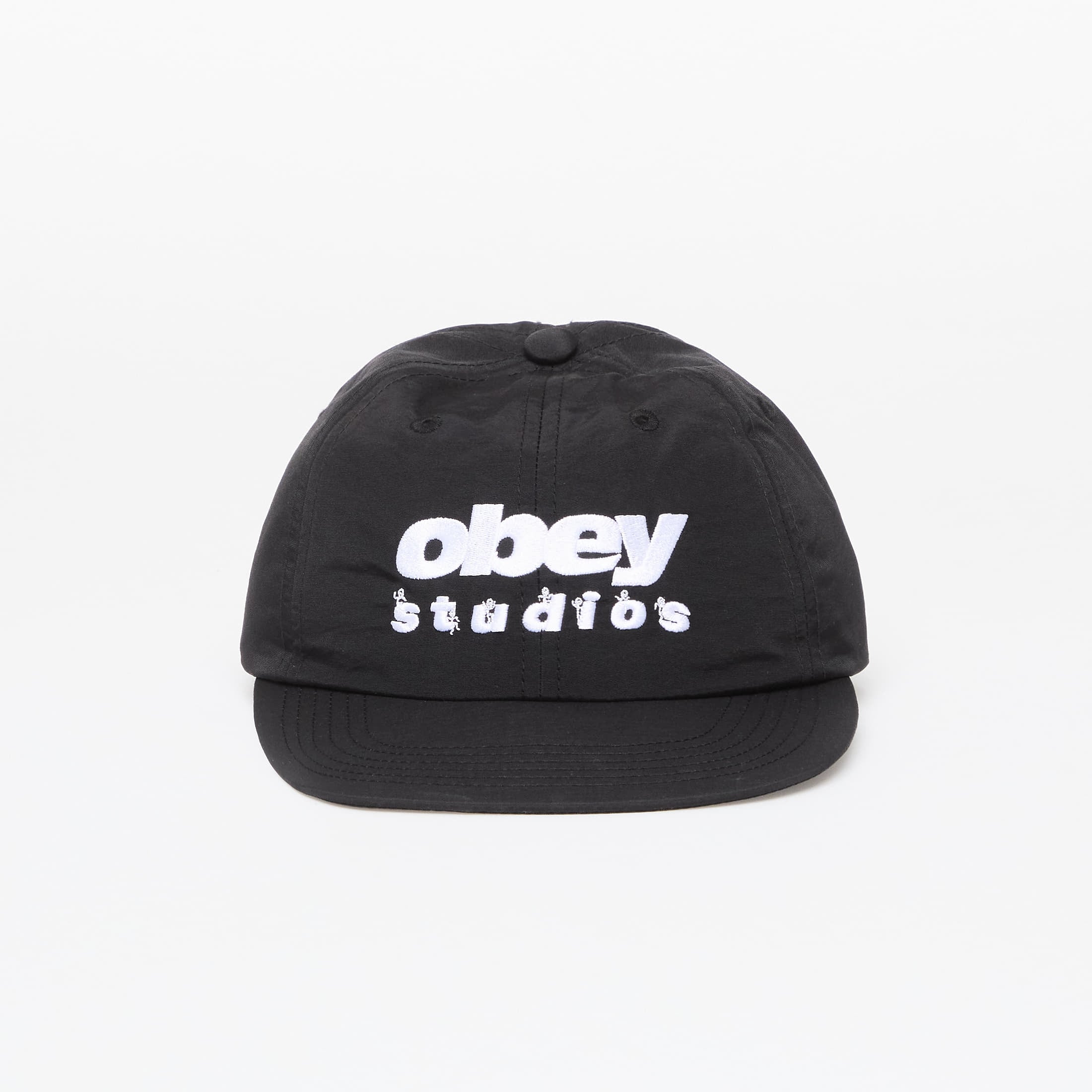 Cap OBEY Dance Studio Nylon 6 Pnl Black Universal