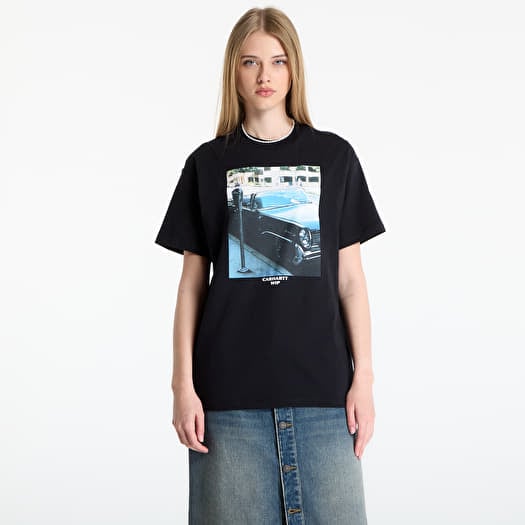 Póló Carhartt WIP S/S Warm Views T-Shirt UNISEX Black