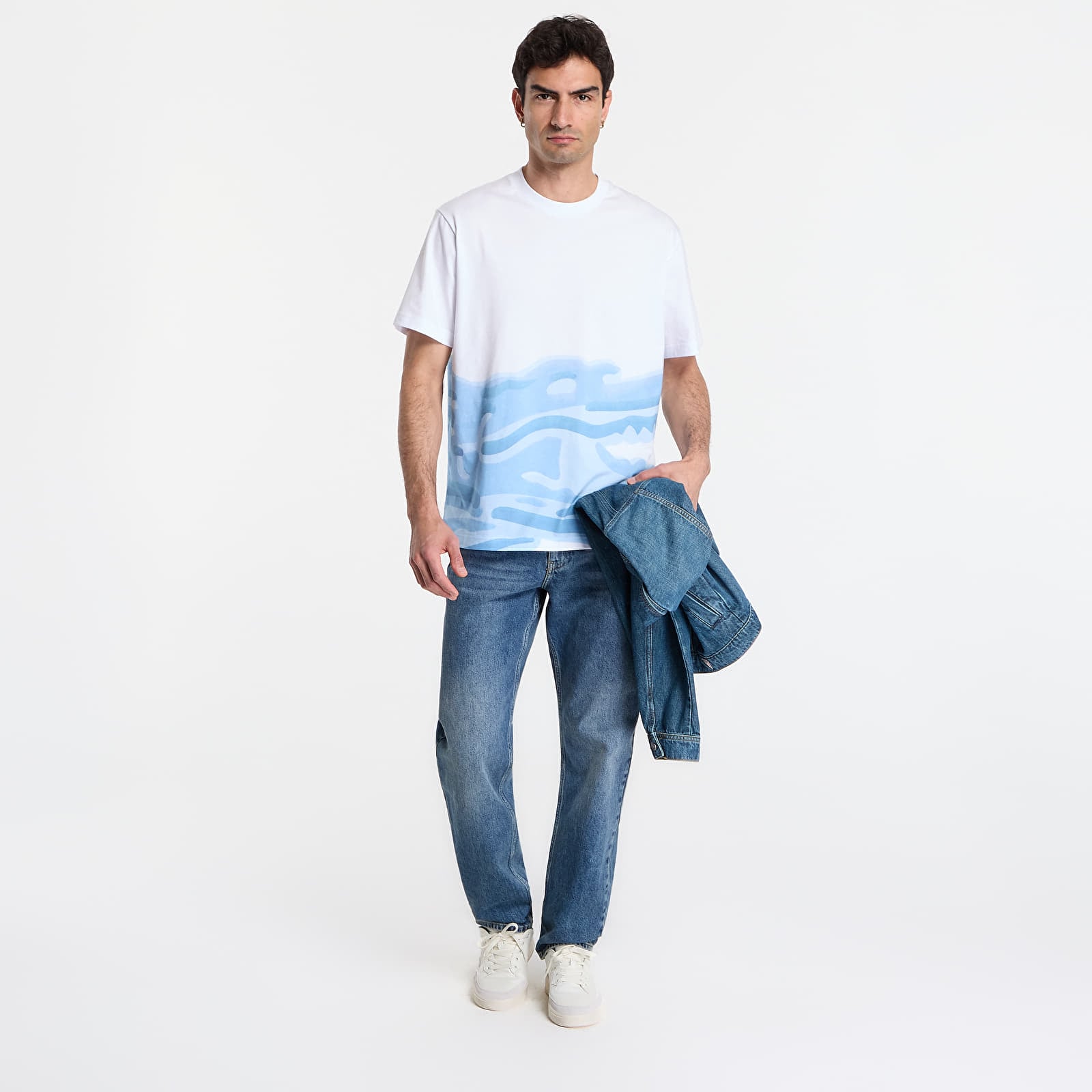 T-paidat LACOSTE Tee-Shirt White