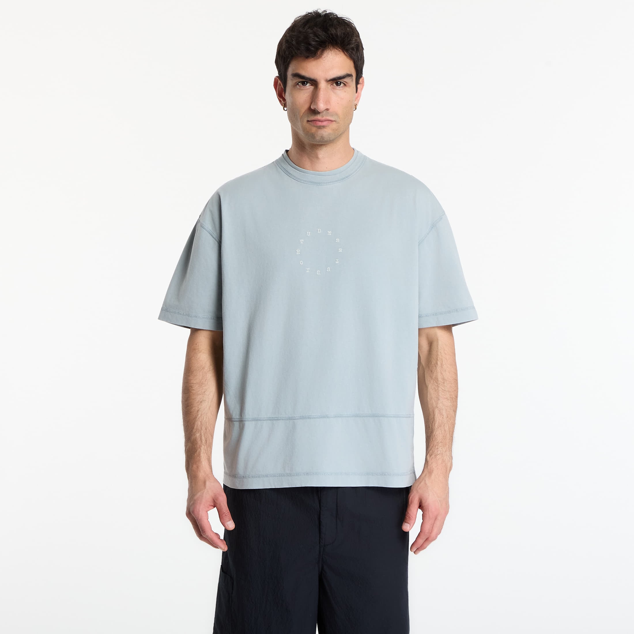 T-shirt Études Studio Relax T-Shirt Circle Blue Gray M