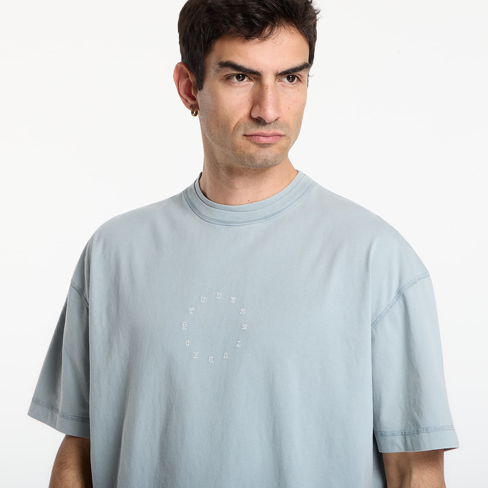 T-Shirts Études Studio Relax T-Shirt Circle Blue Gray