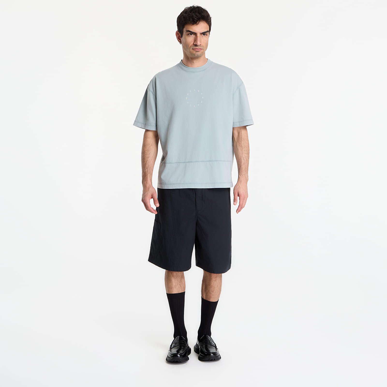 T-Shirts Études Studio Relax T-Shirt Circle Blue Gray