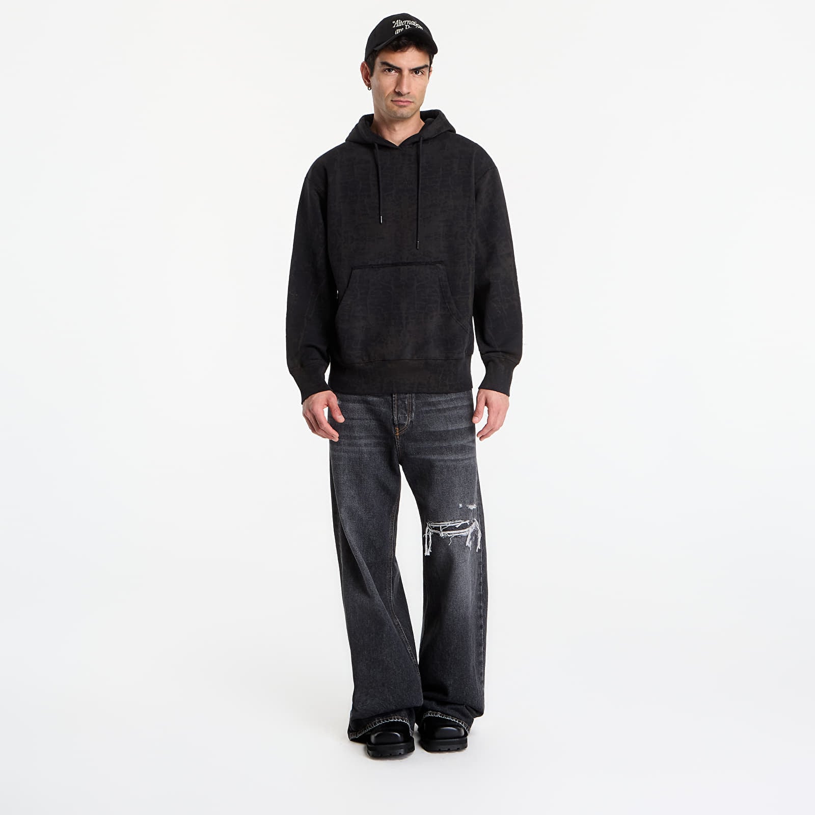 Sweatshirts Études Studio Relax Hoodie Options Crackled Black