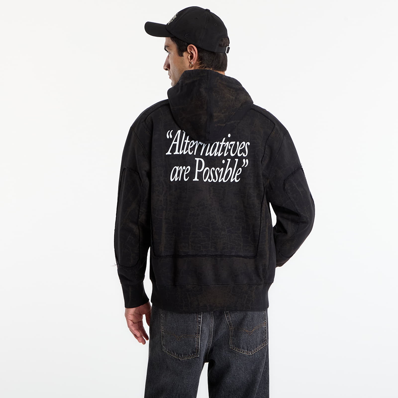 Sweatshirts Études Studio Relax Hoodie Options Crackled Black