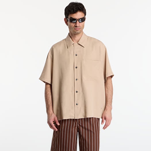 Shirt Études Studio Camp Collar Shirt Beige