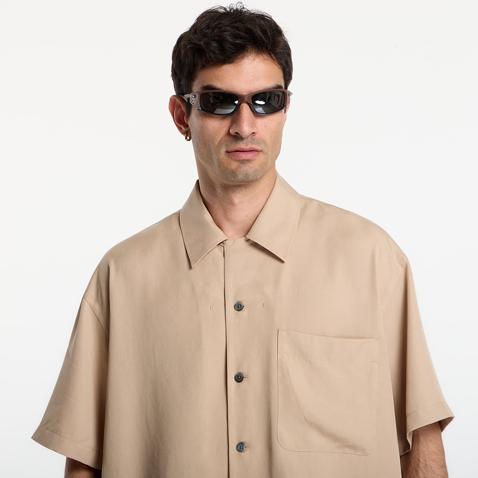 Shirts Études Studio Camp Collar Shirt Beige