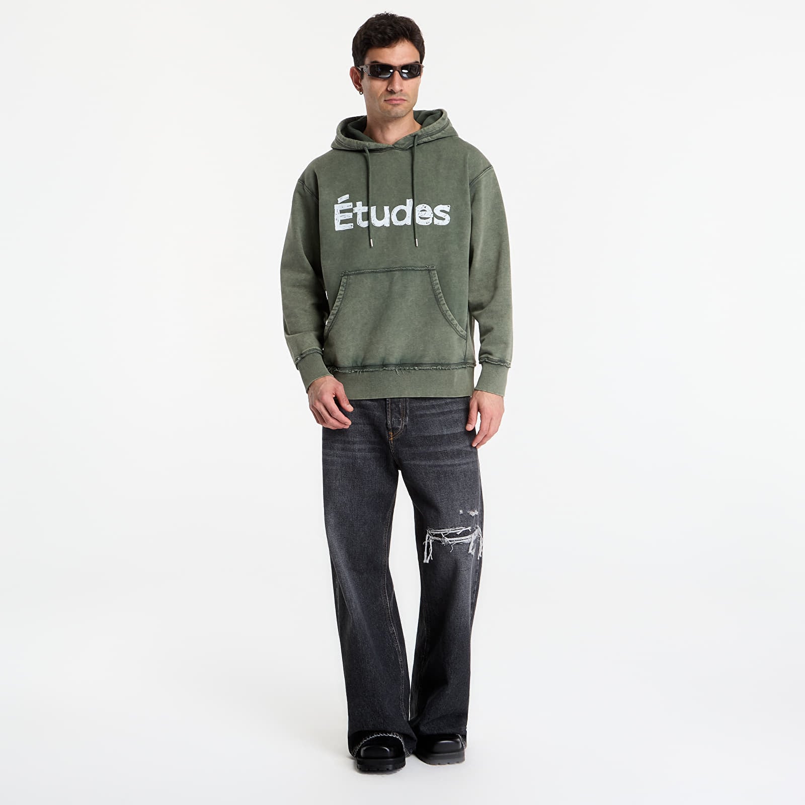 Hanorace Études Studio Relax Hoodie Etudes Dark Green