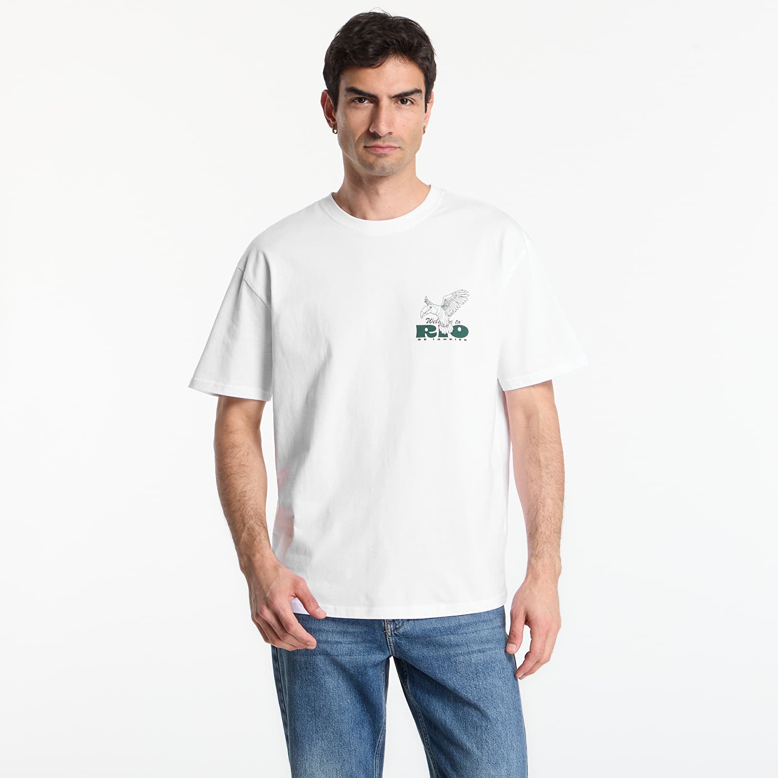 T-shirts Urbanc Classics Welcome To Rio Oversize Tee White