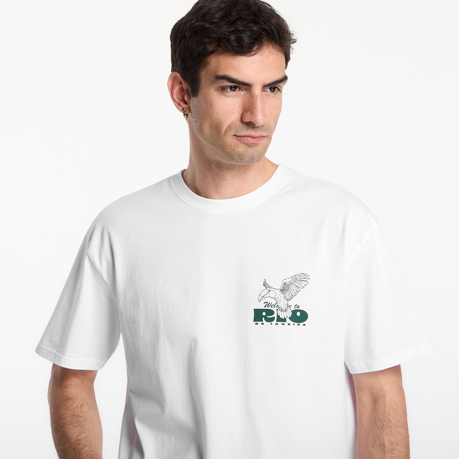 T-shirts Urbanc Classics Welcome To Rio Oversize Tee White