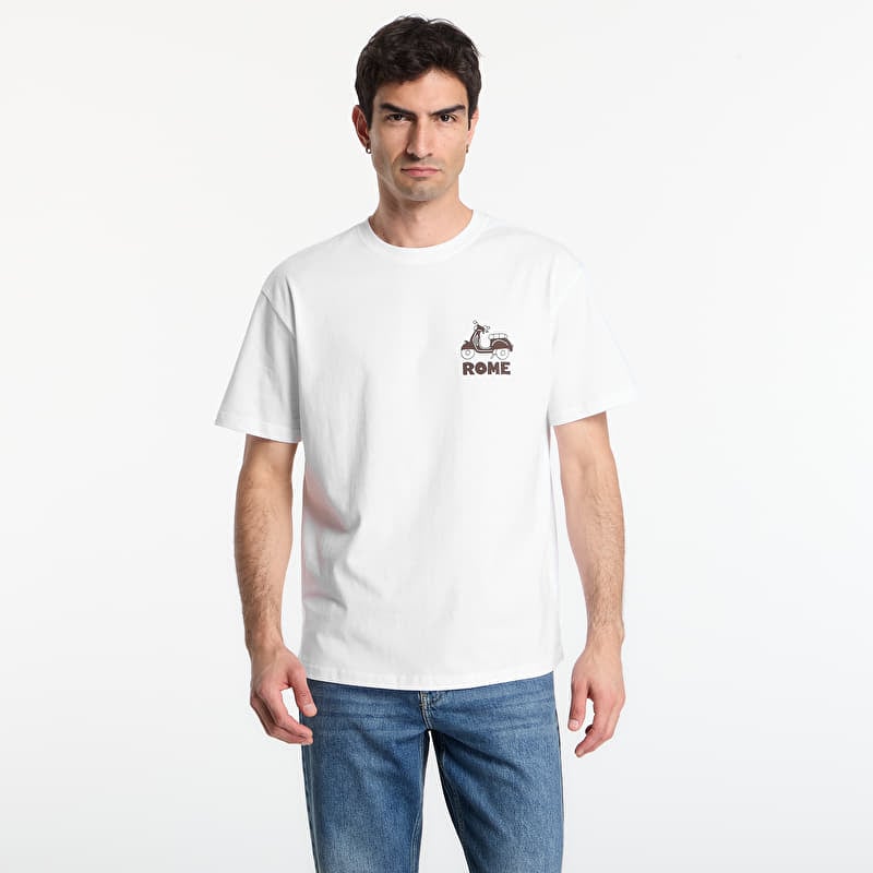 Tričko Urbanc Classics Roman Souvenirs Oversize Tee  White