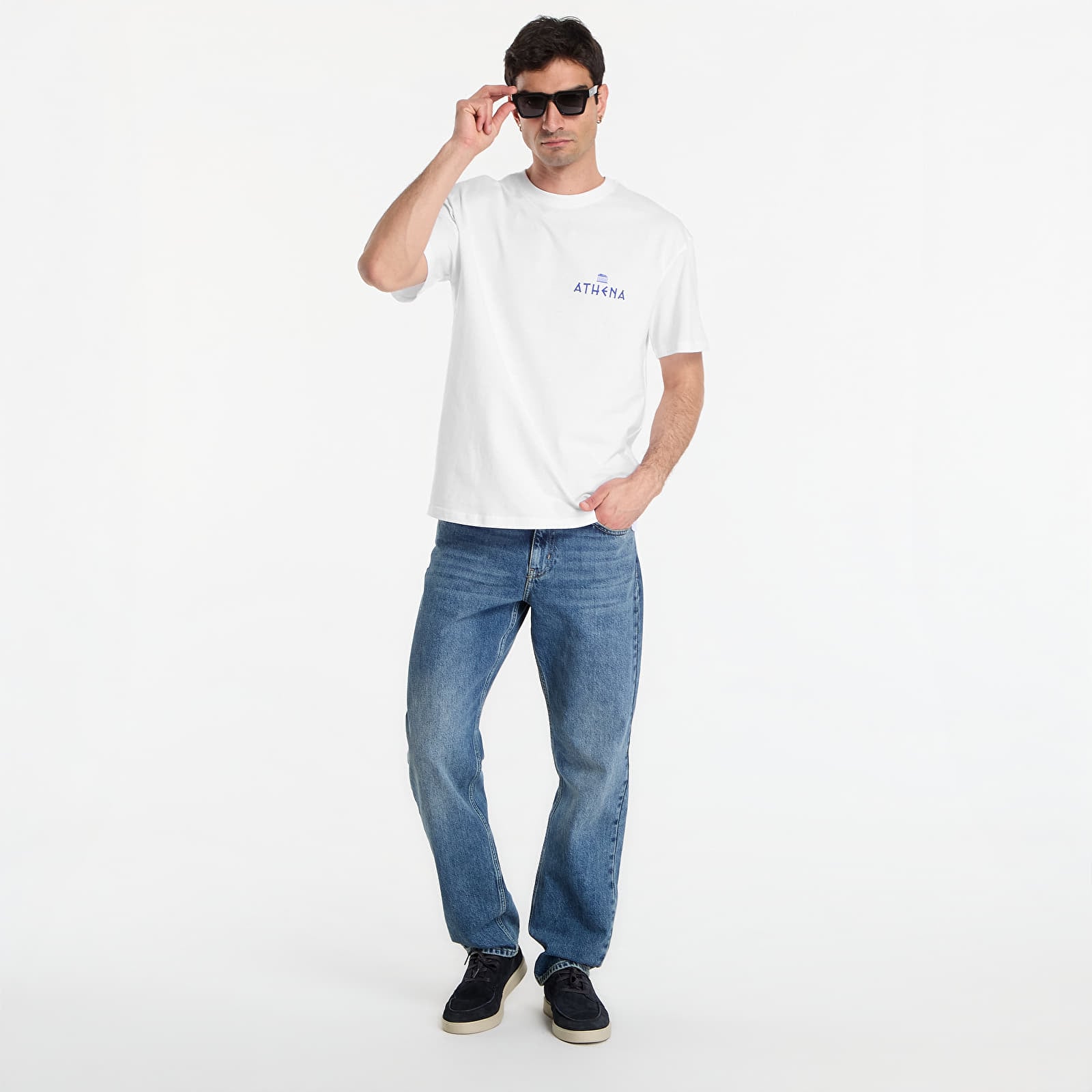 T-shirts Urbanc Classics Athen Souvenirs Oversize Tee  White