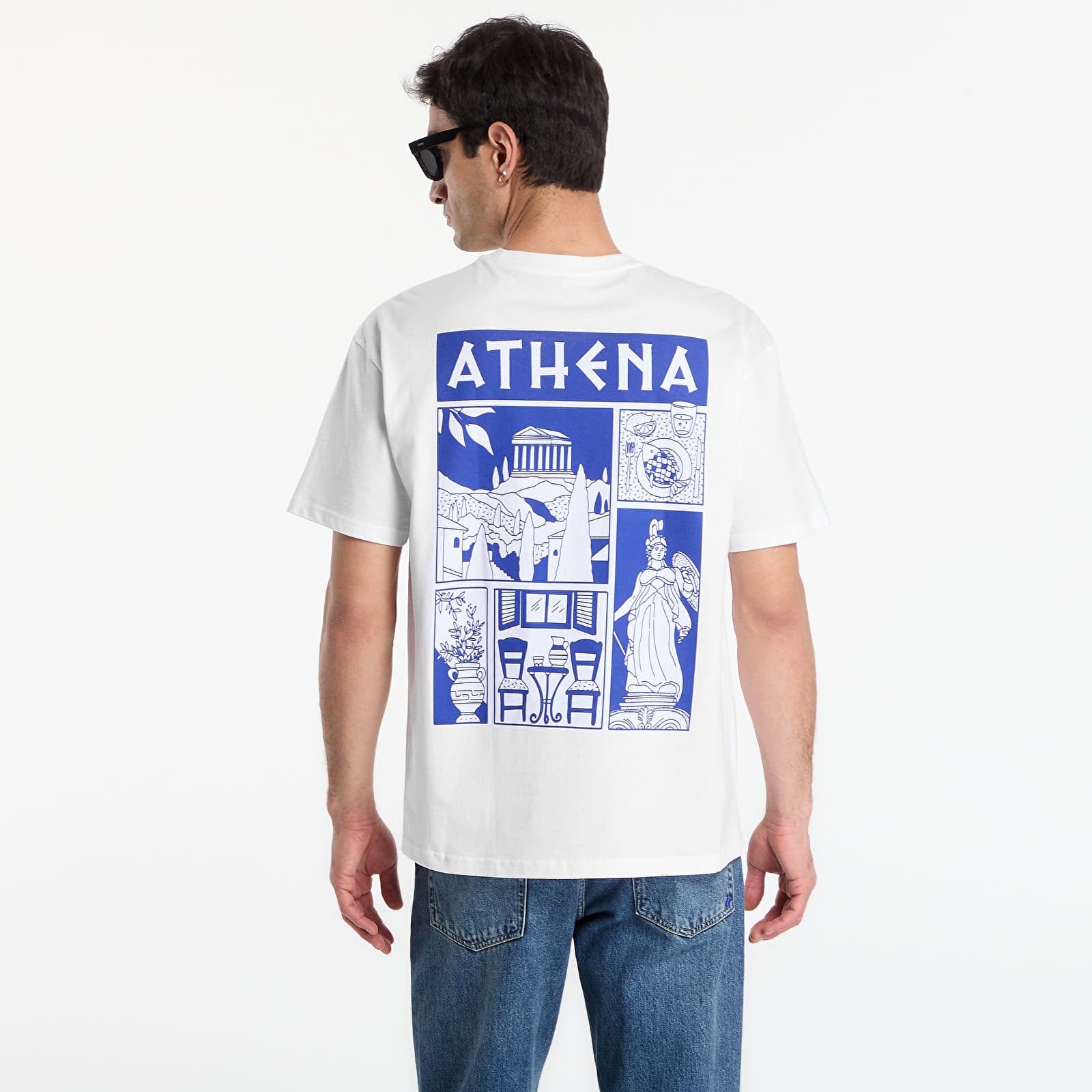 T-shirts Urbanc Classics Athen Souvenirs Oversize Tee  White
