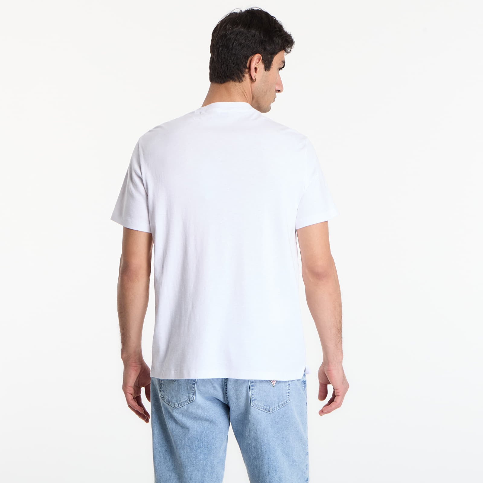 Majice i košulje GUESS Cn Ss Summer Slub Tee Pure White
