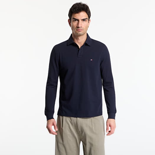 T-skjorte Tommy Hilfiger 1985 Regular Ls Polo Tee Desert Sky