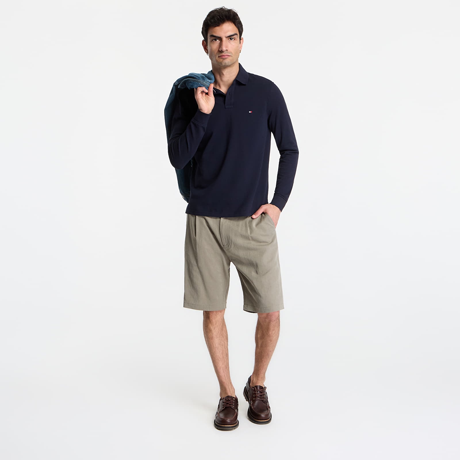 T-shirts Tommy Hilfiger 1985 Regular Ls Polo Tee Desert Sky