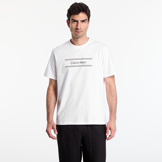 T-skjorte Calvin Klein Ss 20S Eu Spw Standard Graphic Tee Bright White
