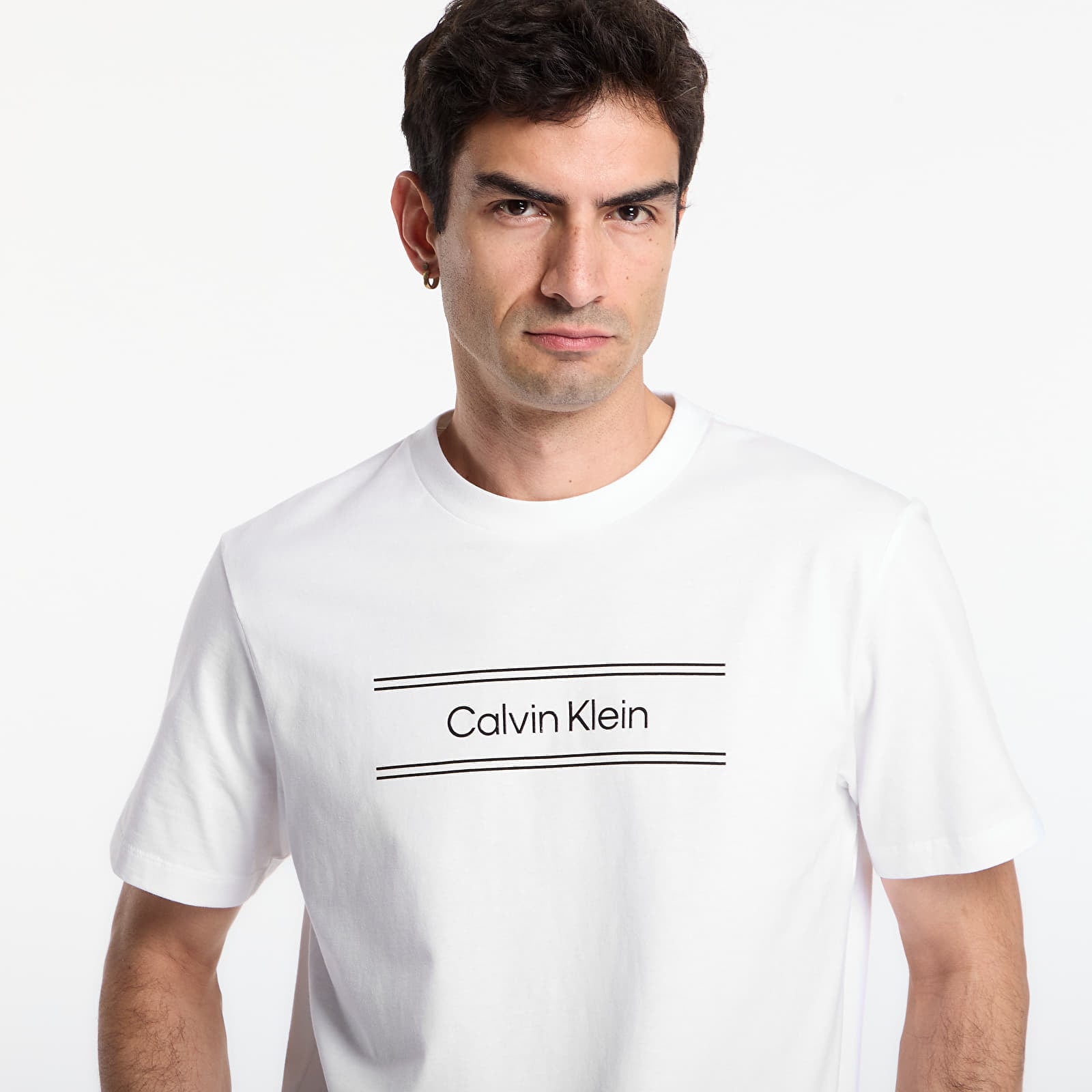 Trička Calvin Klein Ss 20S Eu Spw Standard Graphic Tee Bright White