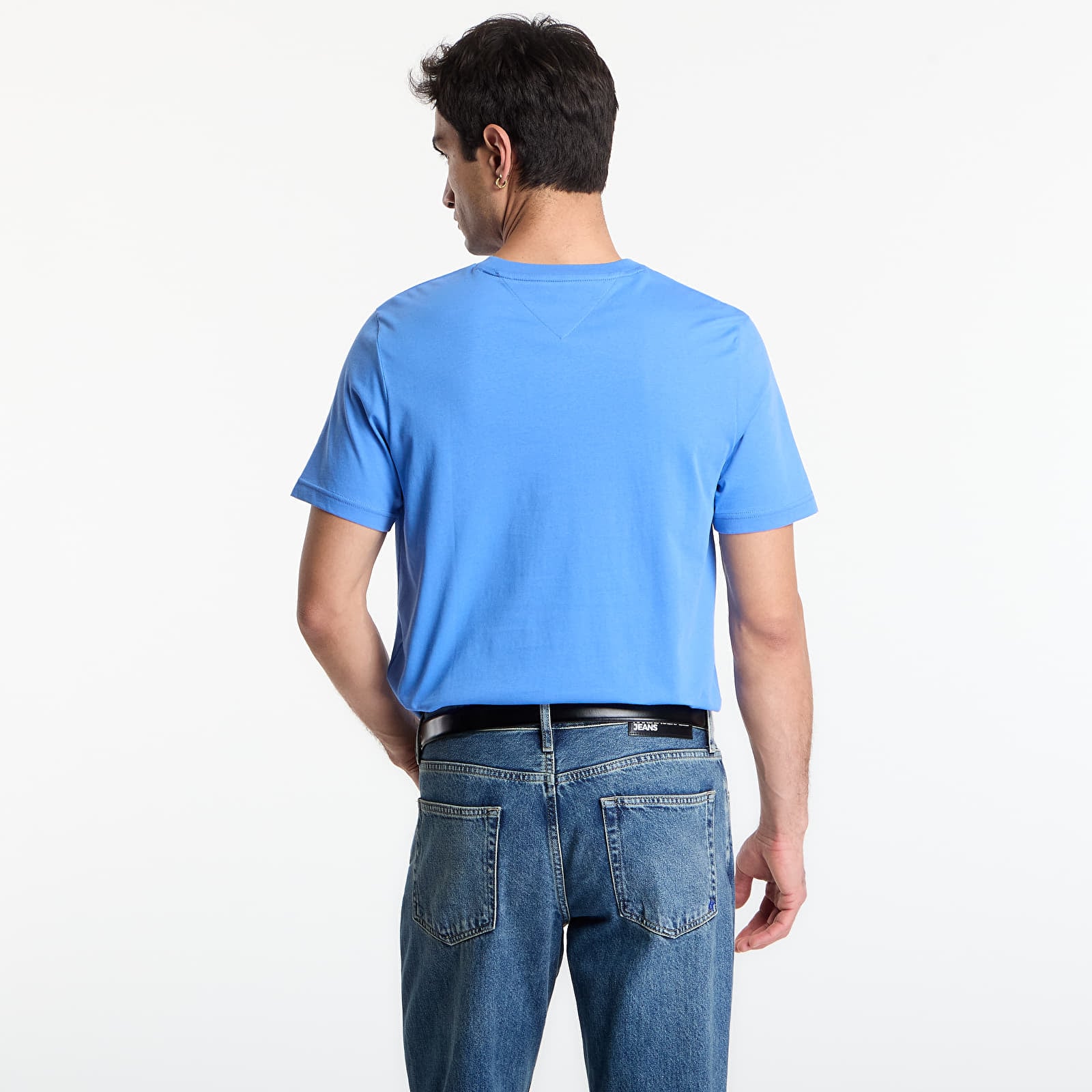 T-skjorter Tommy Hilfiger Script Flag Regular Tee Blue Spell