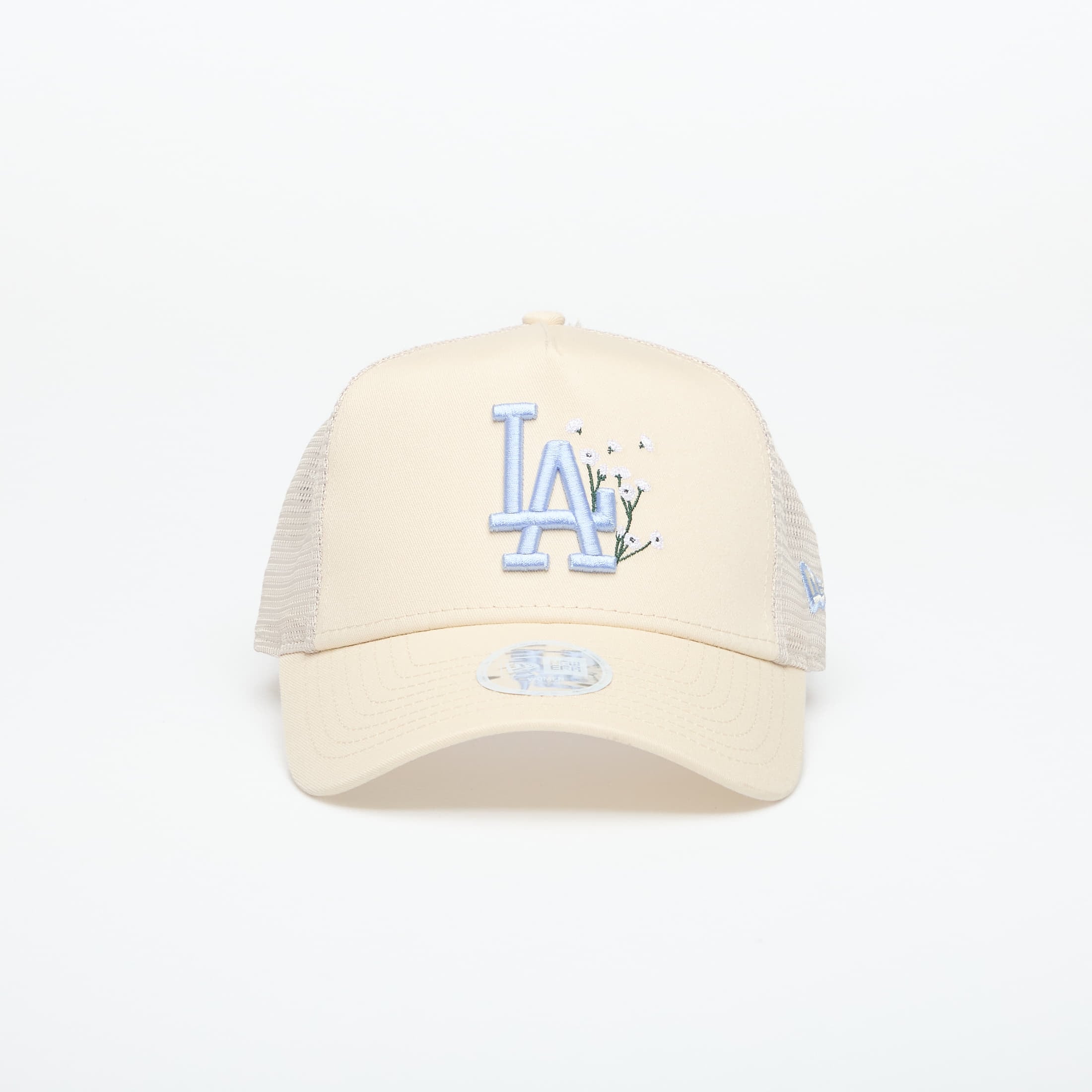 Cap New Era 9FORTY AF Trucker Floral Los Angeles Dodgers Light Cream/ SFB Universal