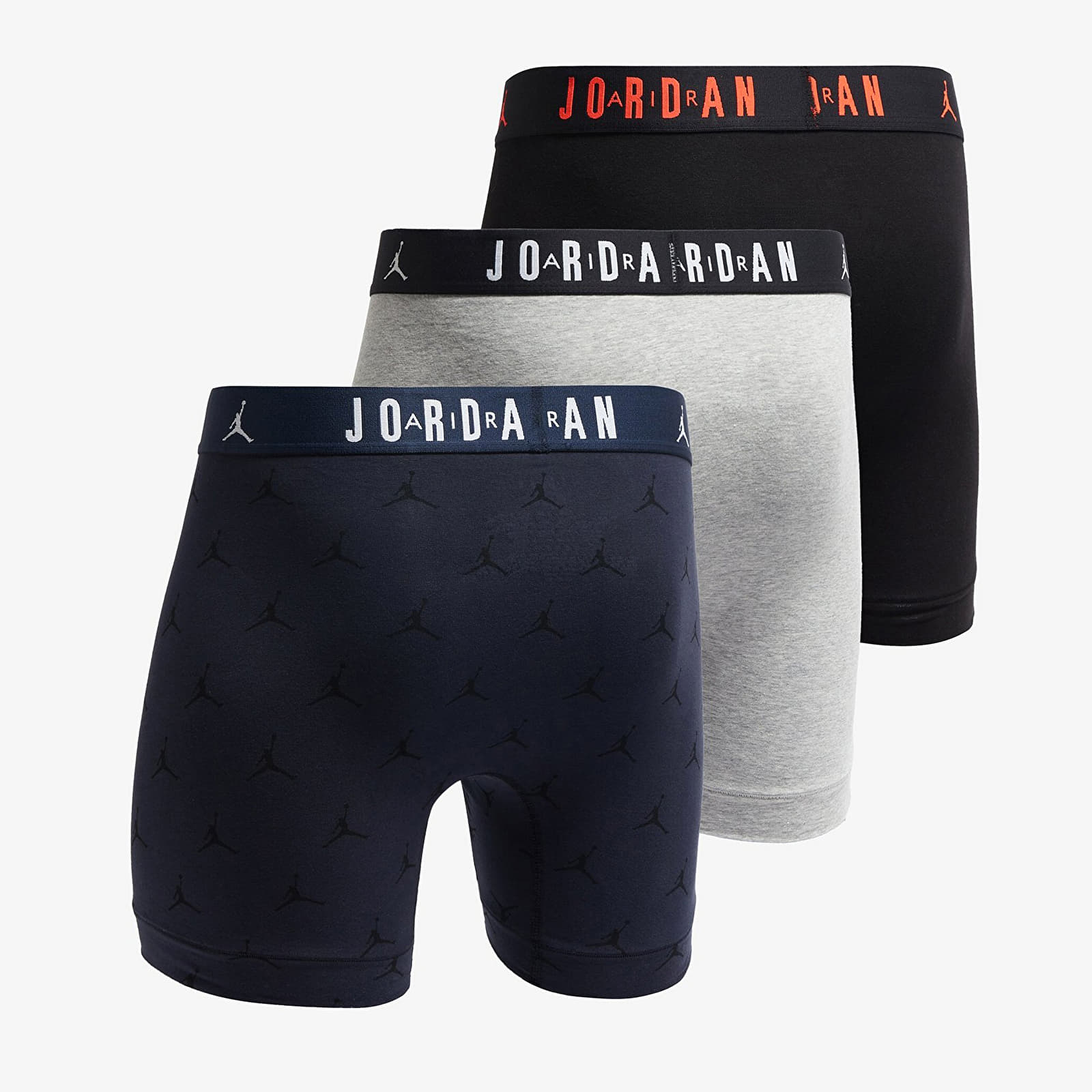 Moške bokserice Jordan Jhm Mens Flight Cotton Esst 3-Pack Obsidian