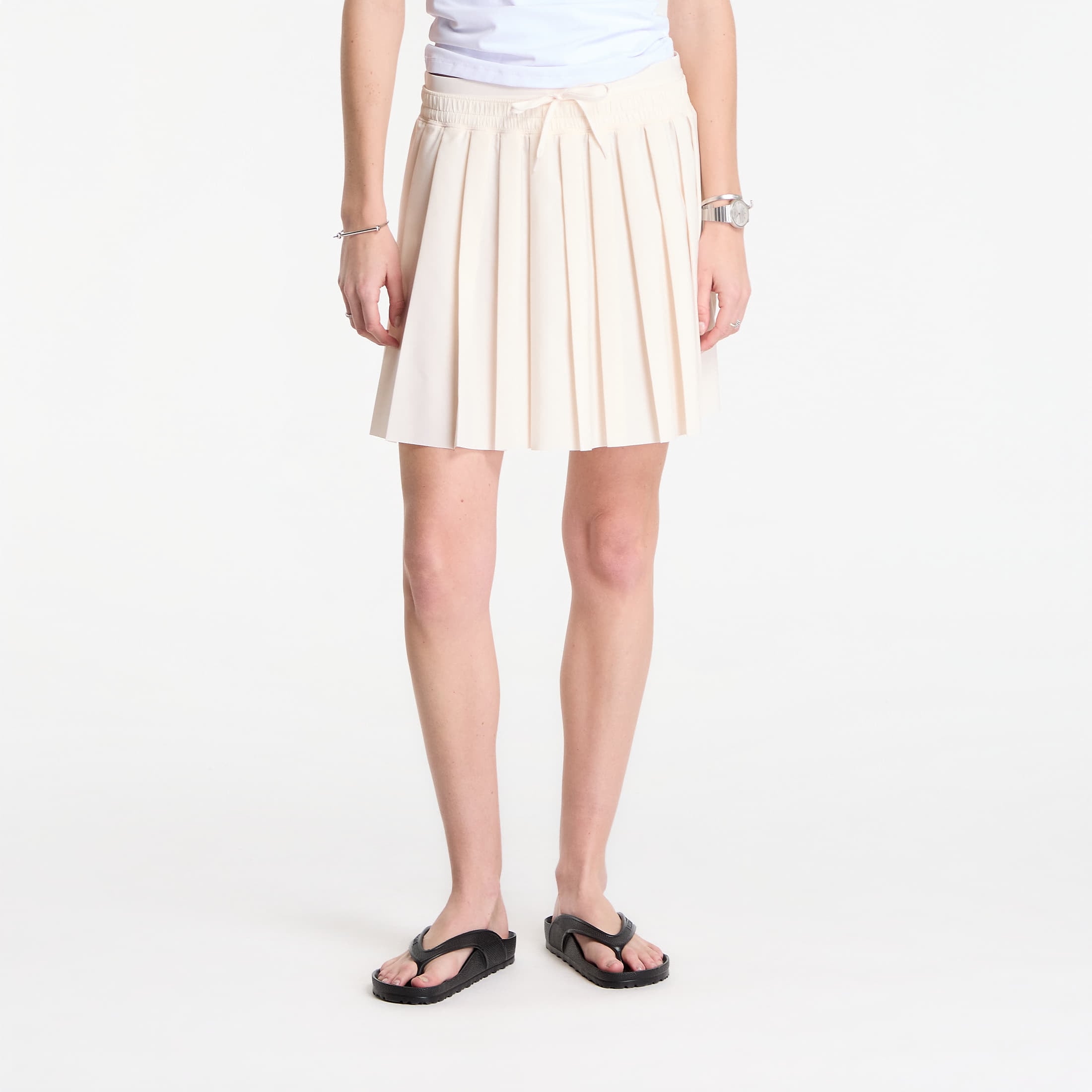 Skirt Nike Sportswear Women's Mid-Rise Pleated Skirt Chalk/ Chalk L