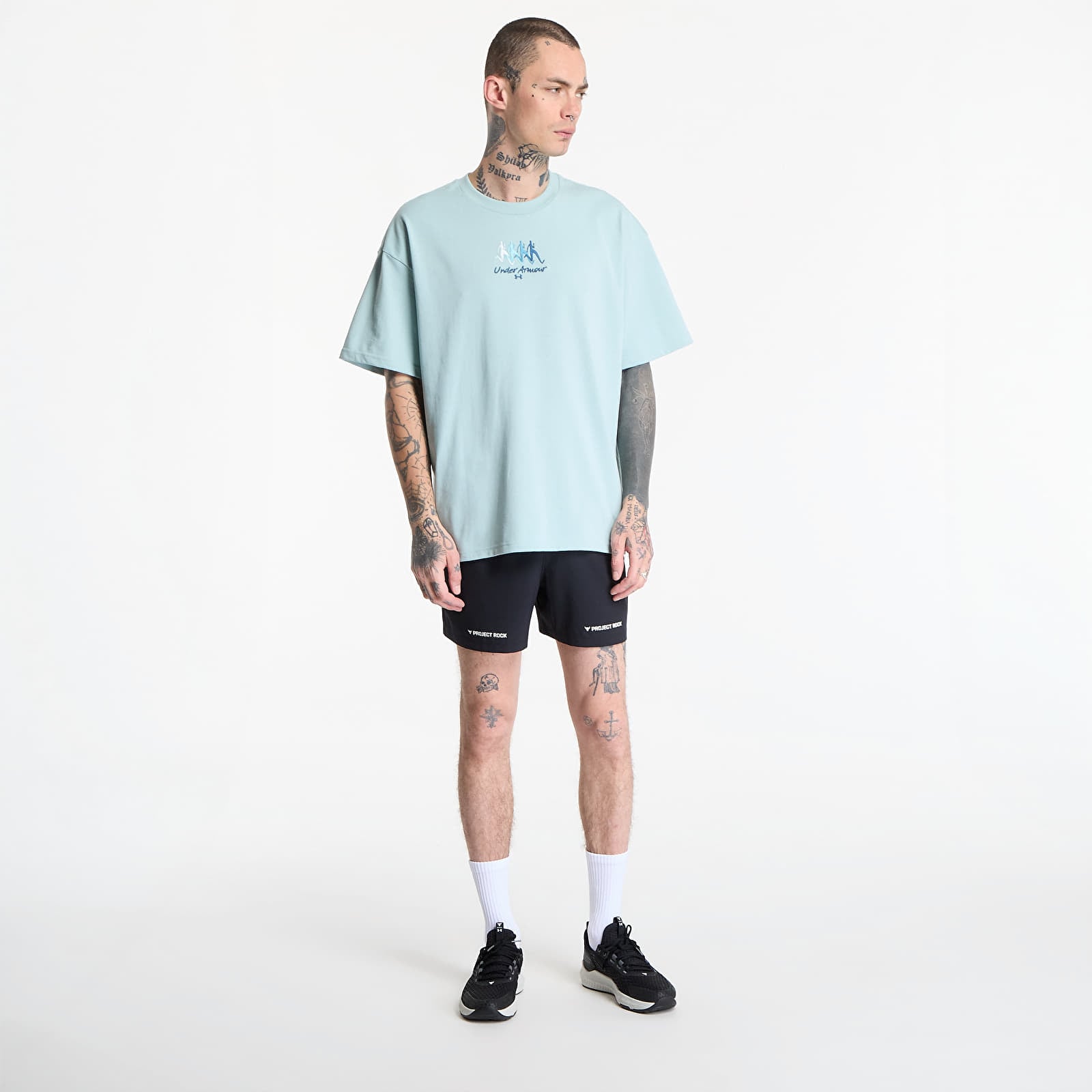 T-Shirts Männer Under Armour M HWT FITNESS EXPO SS Blue