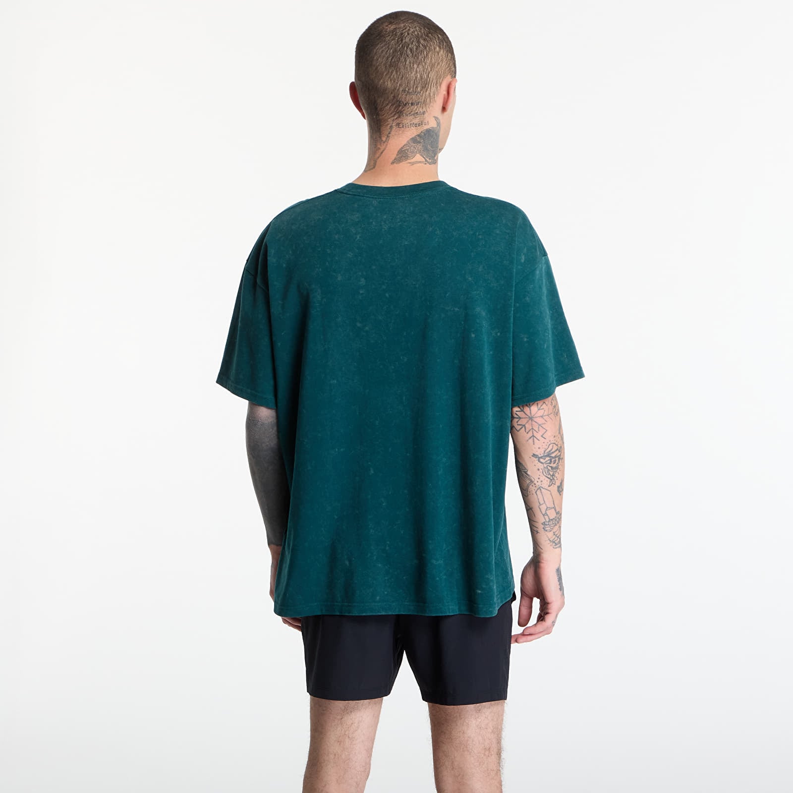 T-Shirts Männer Under Armour M HW OS LOGO WASH SS Green