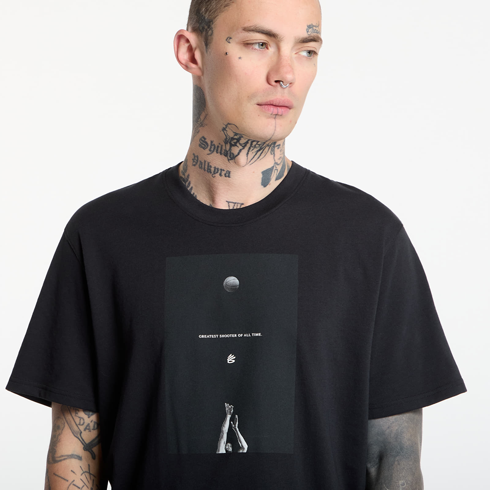T-Shirts Männer Under Armour Curry Greatest Shooter Tee Black