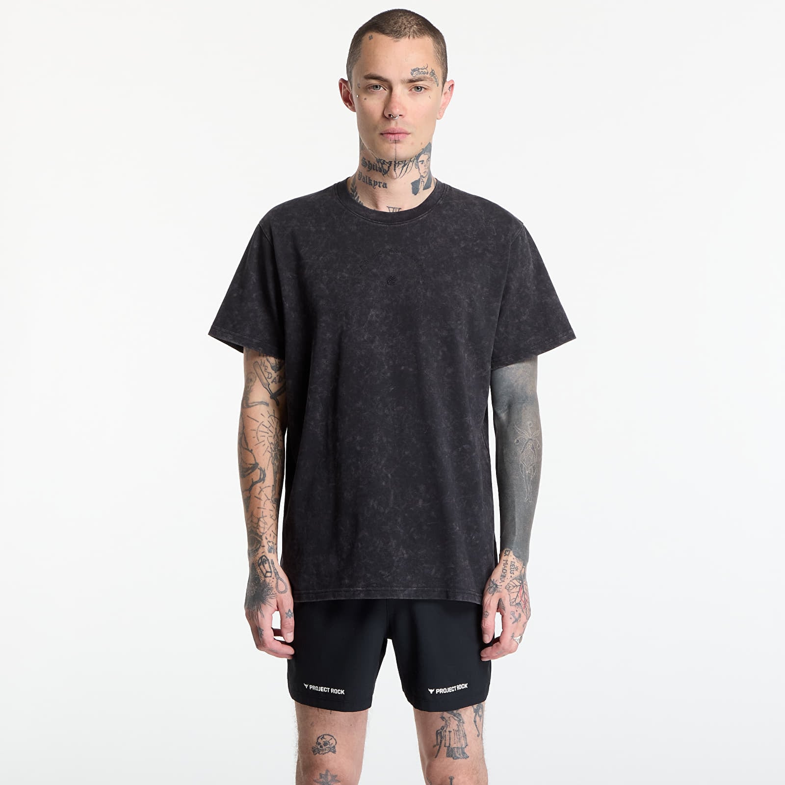Magliette da uomo Under Armour Curry ICDAT Tee Black