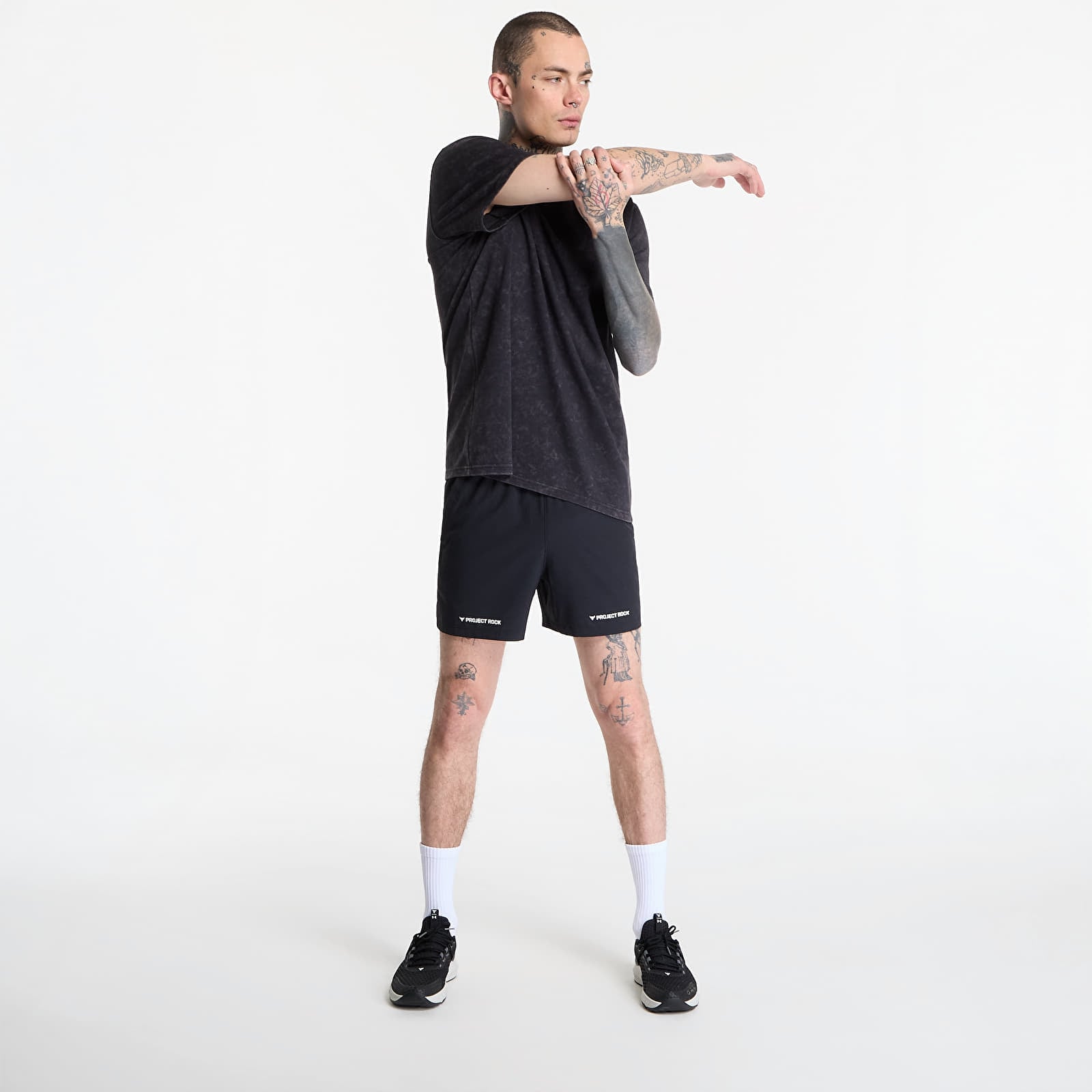 Magliette da uomo Under Armour Curry ICDAT Tee Black