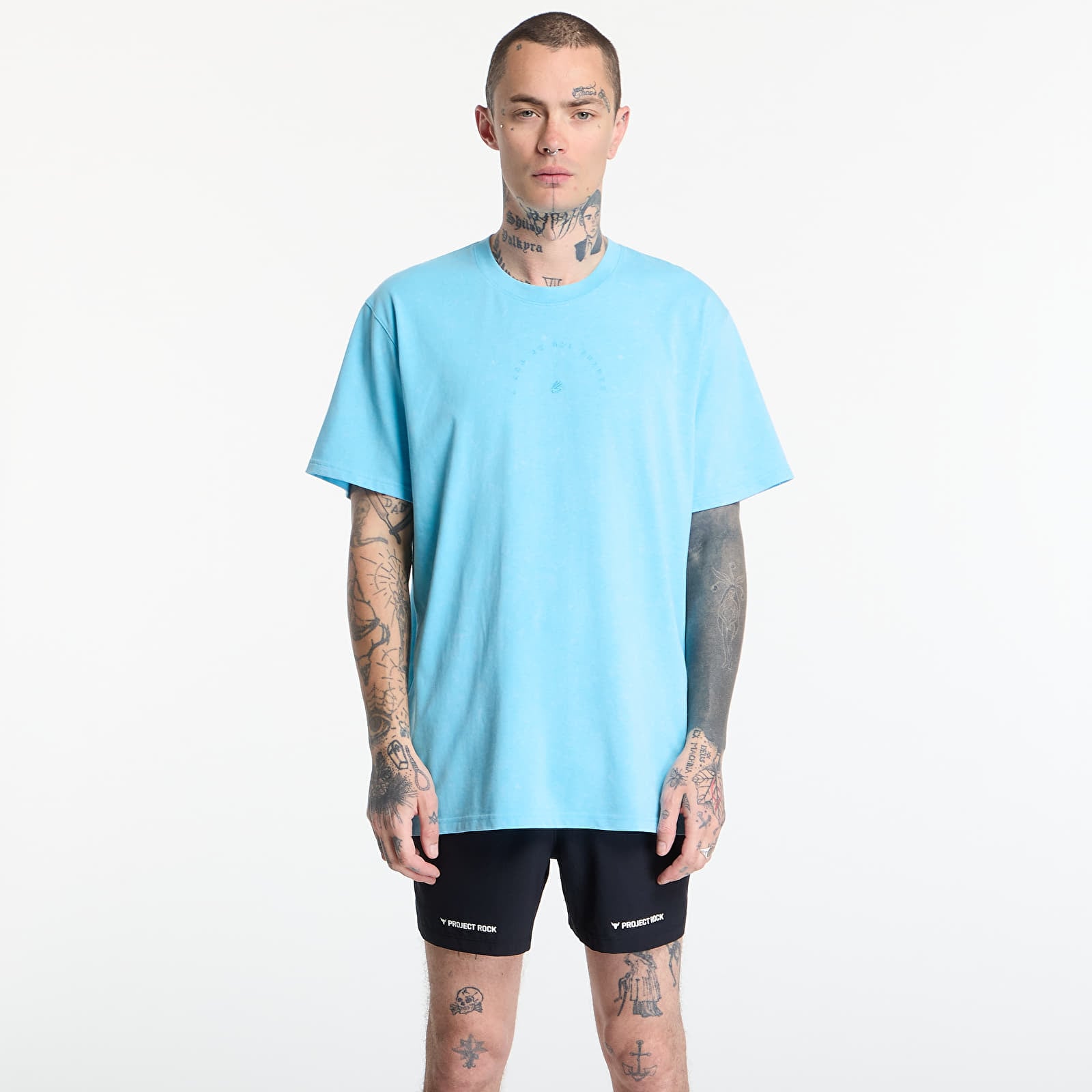 Magliette da uomo Under Armour Curry ICDAT Tee Blue