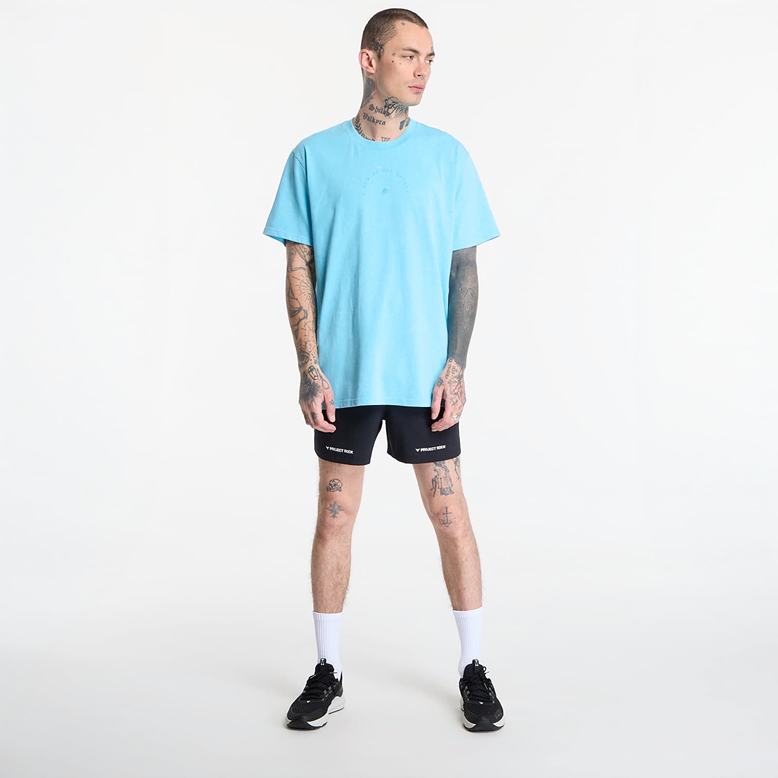Magliette da uomo Under Armour Curry ICDAT Tee Blue