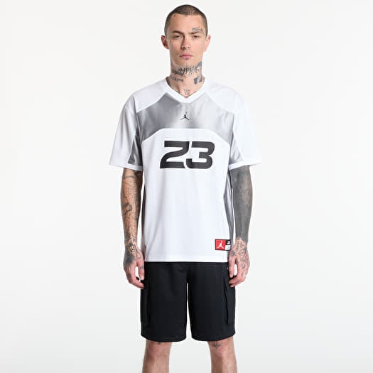 Jersey Jordan Flight Men's Jersey Top White/ Lt Smoke Grey/ Black