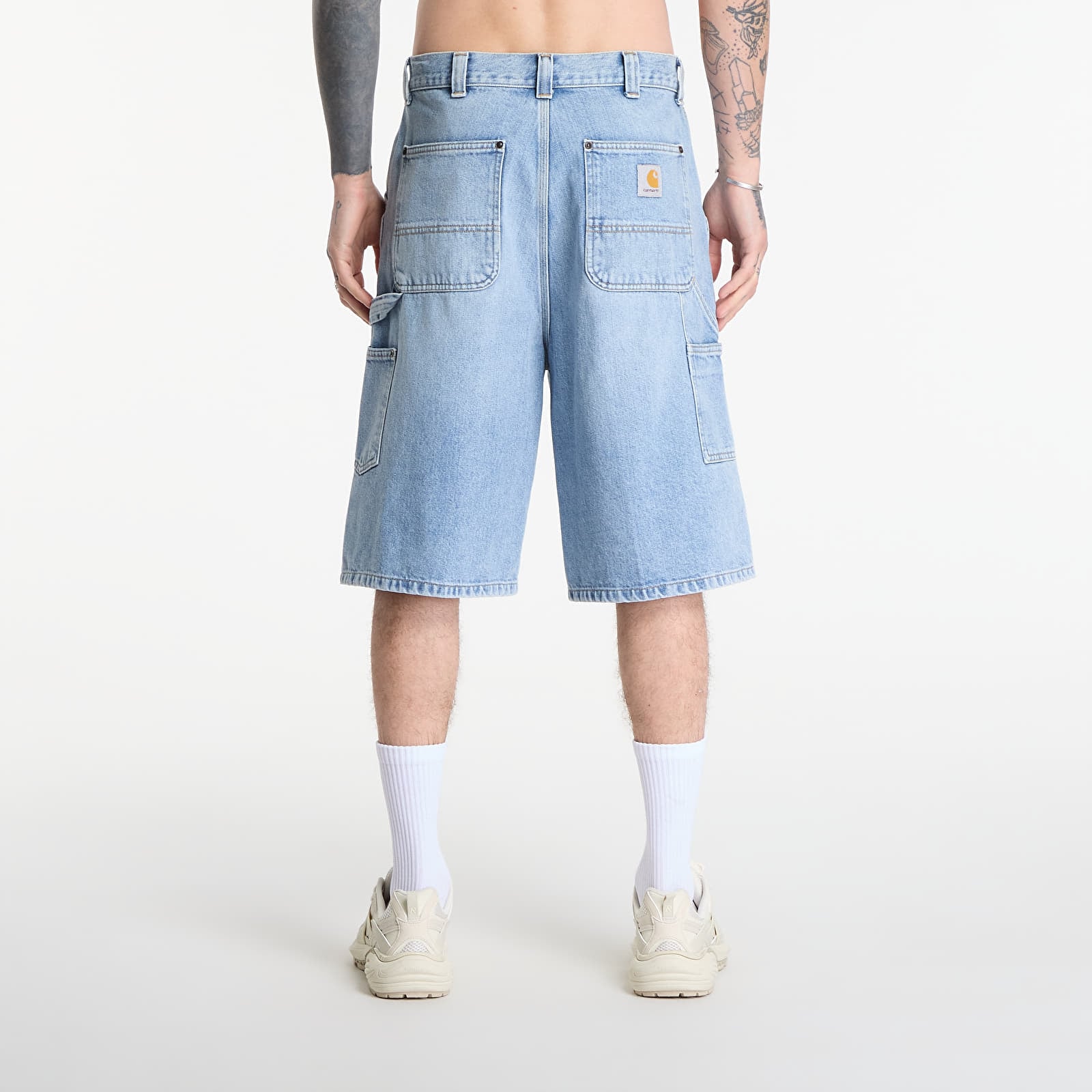 Férfi sortok Carhartt WIP OG Double Knee Short Blue