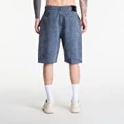 Daily Paper Washed Monogram Woven Shorts Blue Wing Teal