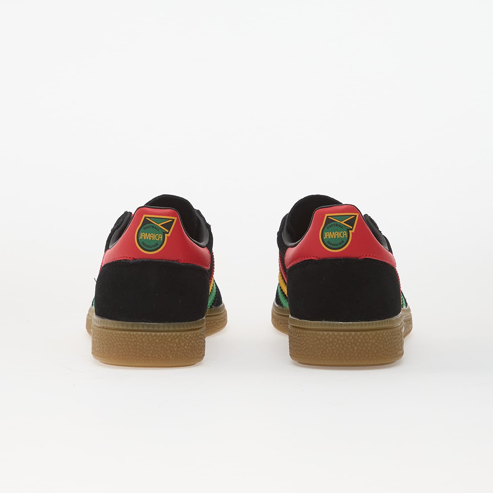 Vīriešu čības un apavi adidas Jamaica Handball Spezial Core Black/ Pure Ruby/ Bold Gold