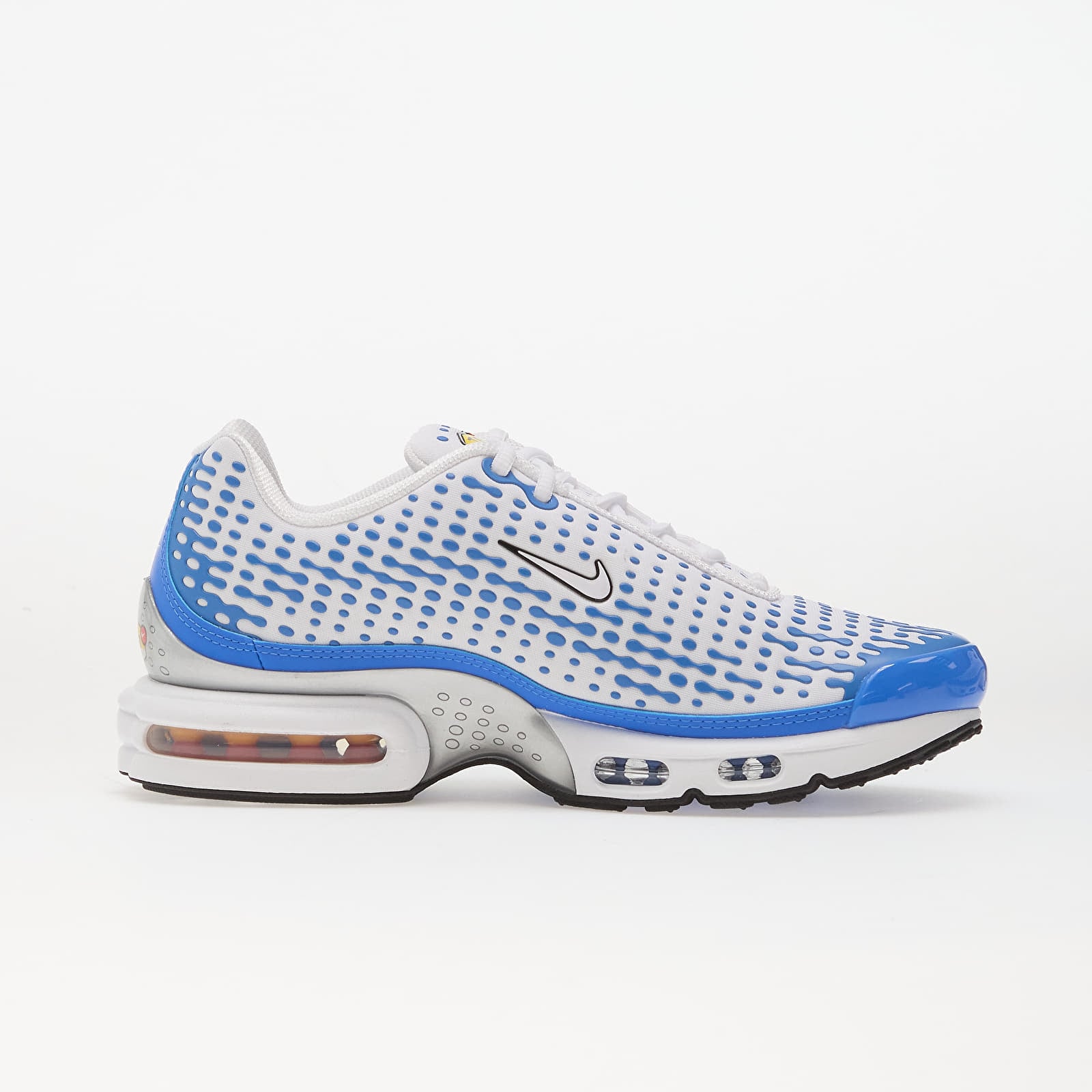 Men's sneakers and shoes Nike Air Max Plus Vii White/ White-Blue Crystal-Metallic Silver