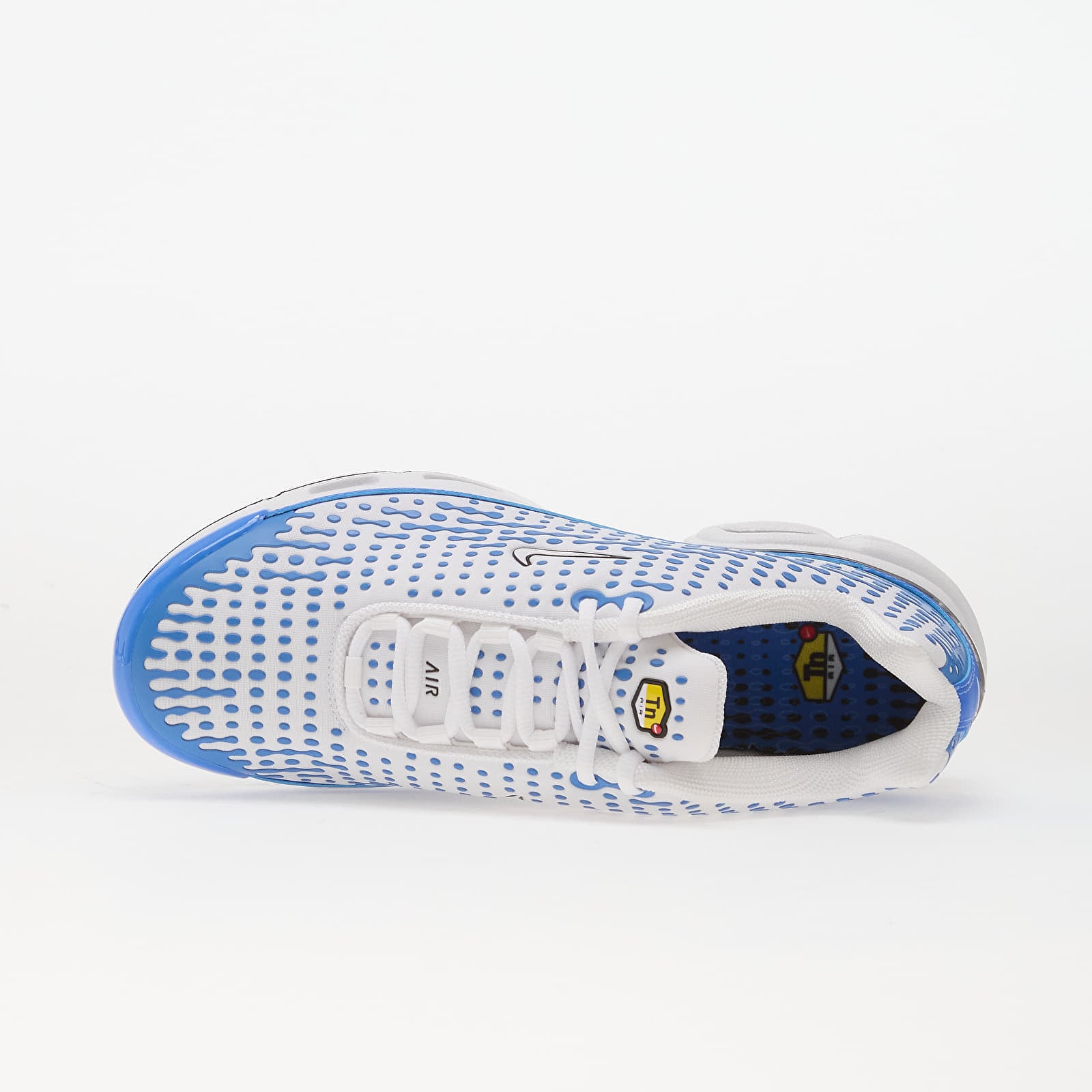 Men's sneakers and shoes Nike Air Max Plus Vii White/ White-Blue Crystal-Metallic Silver
