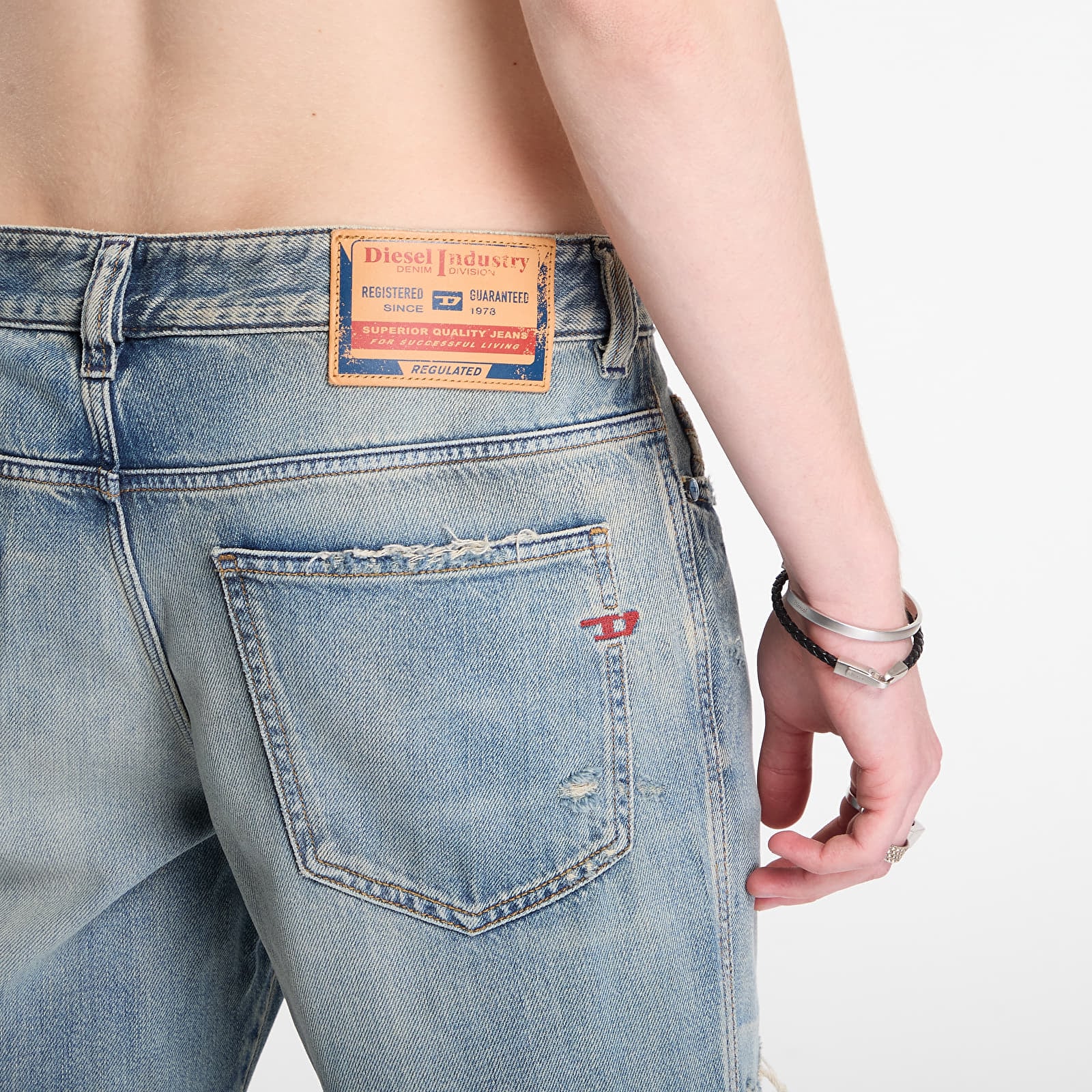 Jeans til mænd Diesel 1998 D-Buck Trousers Blue