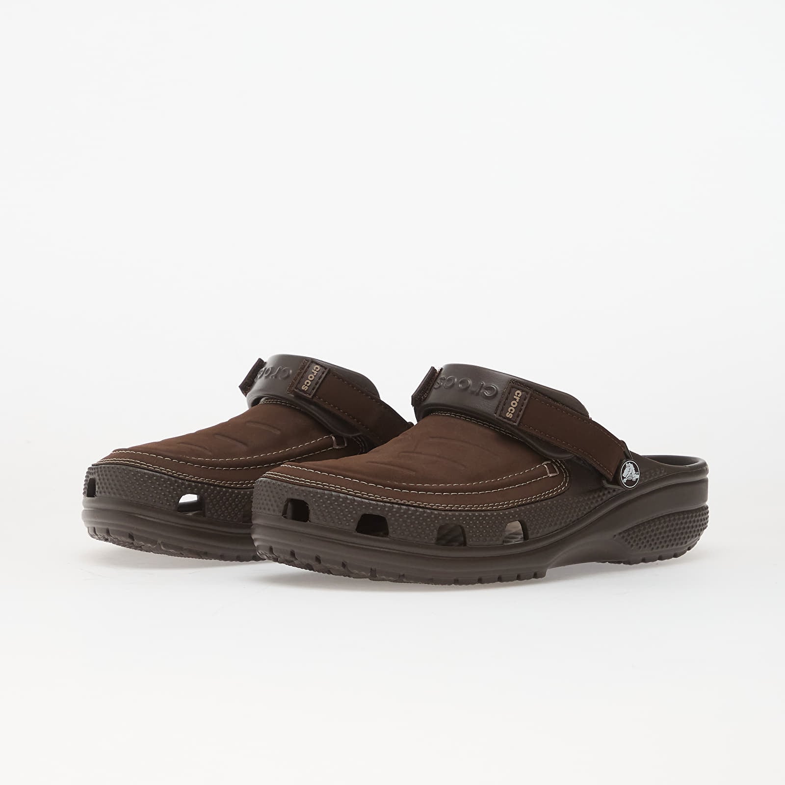 Vīriešu čības un apavi Crocs Yukon Vista II LR Clog M Espresso/ Mushroom
