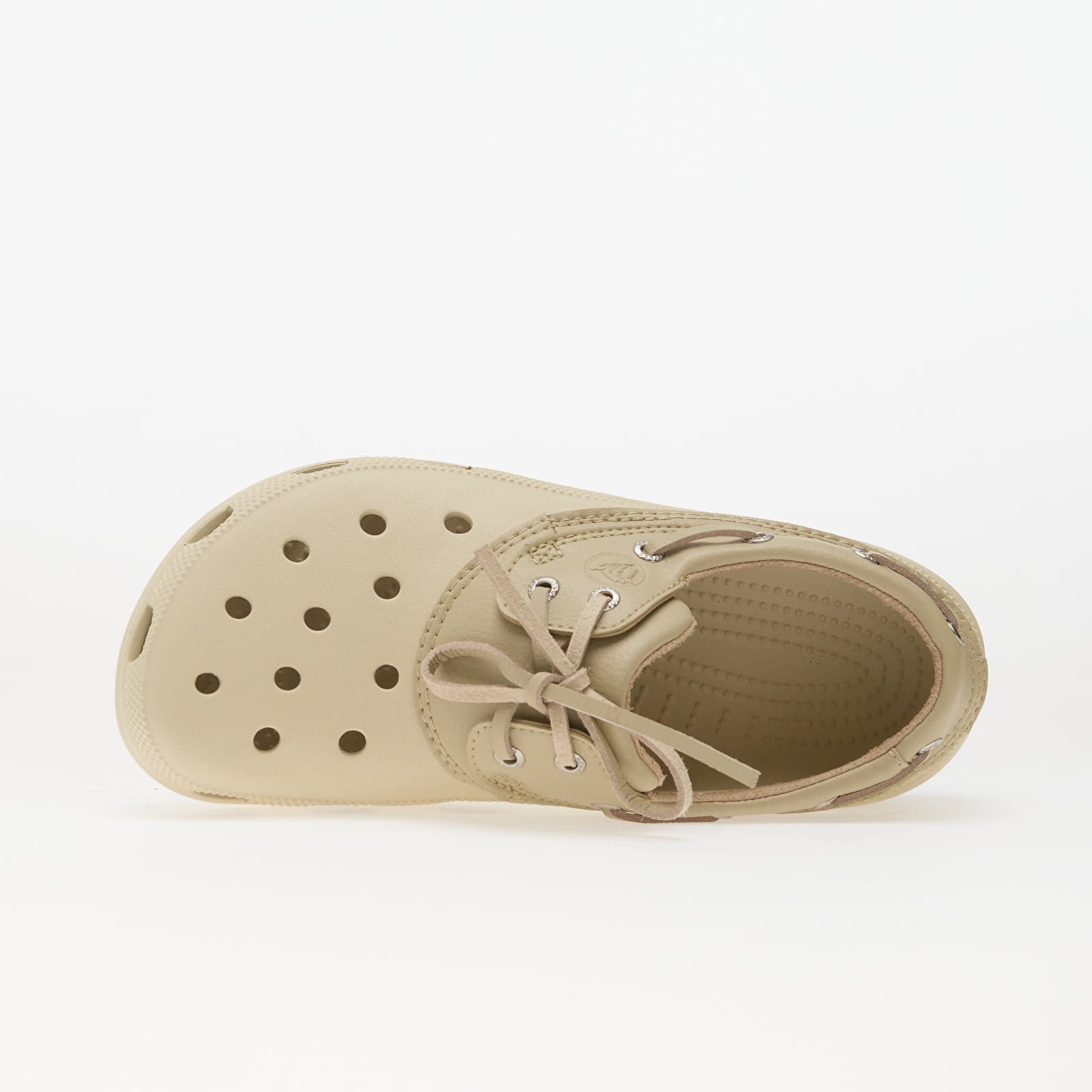 Vīriešu čības un apavi Crocs Classic Boat Shoe Bone/ Moth