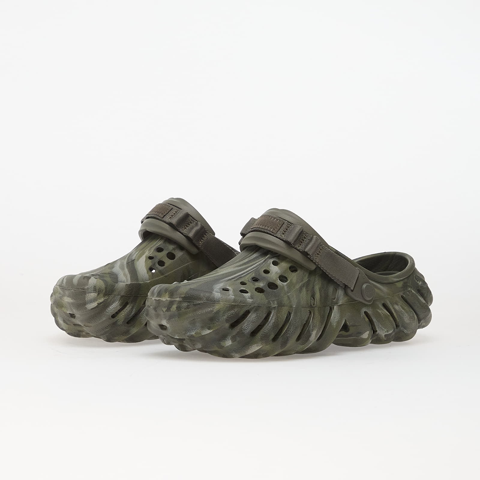 Мъжки кецове и обувки Crocs Echo Marbled Clog Dusty Olive/ Multi