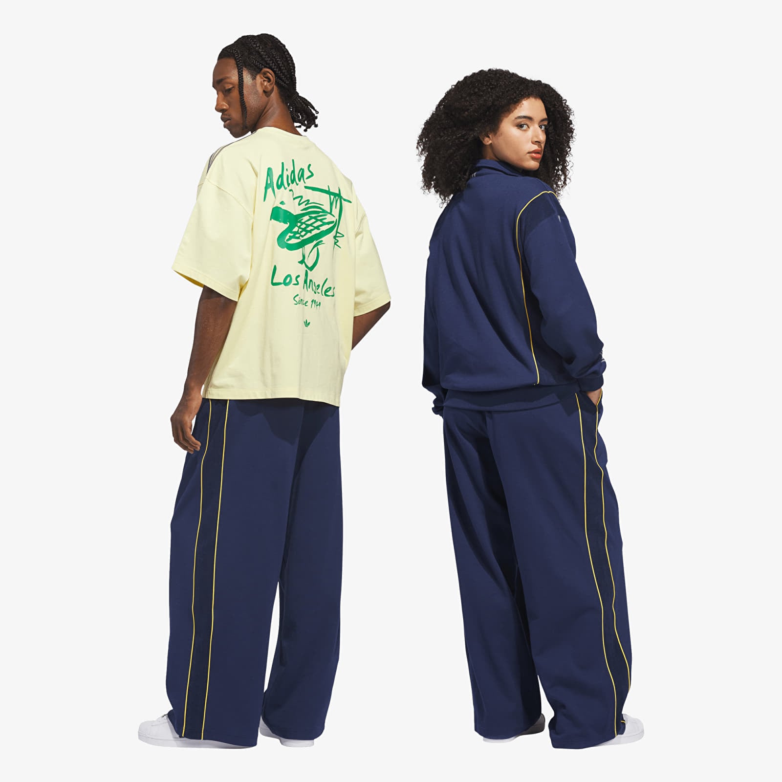 Pantaloni tuta uomo adidas City Terrace Track Pant Night Indigo